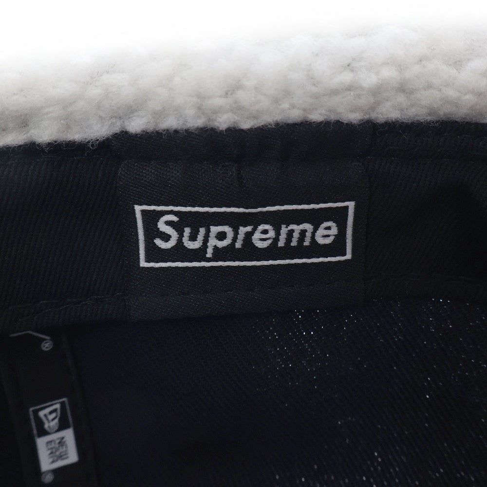 SUPREME(シュプリーム) 21AW ×NEW ERA Earflap Box Logo ニューエラ イヤーフラップ ボックスロゴ キャップ 帽子 ネイビー
