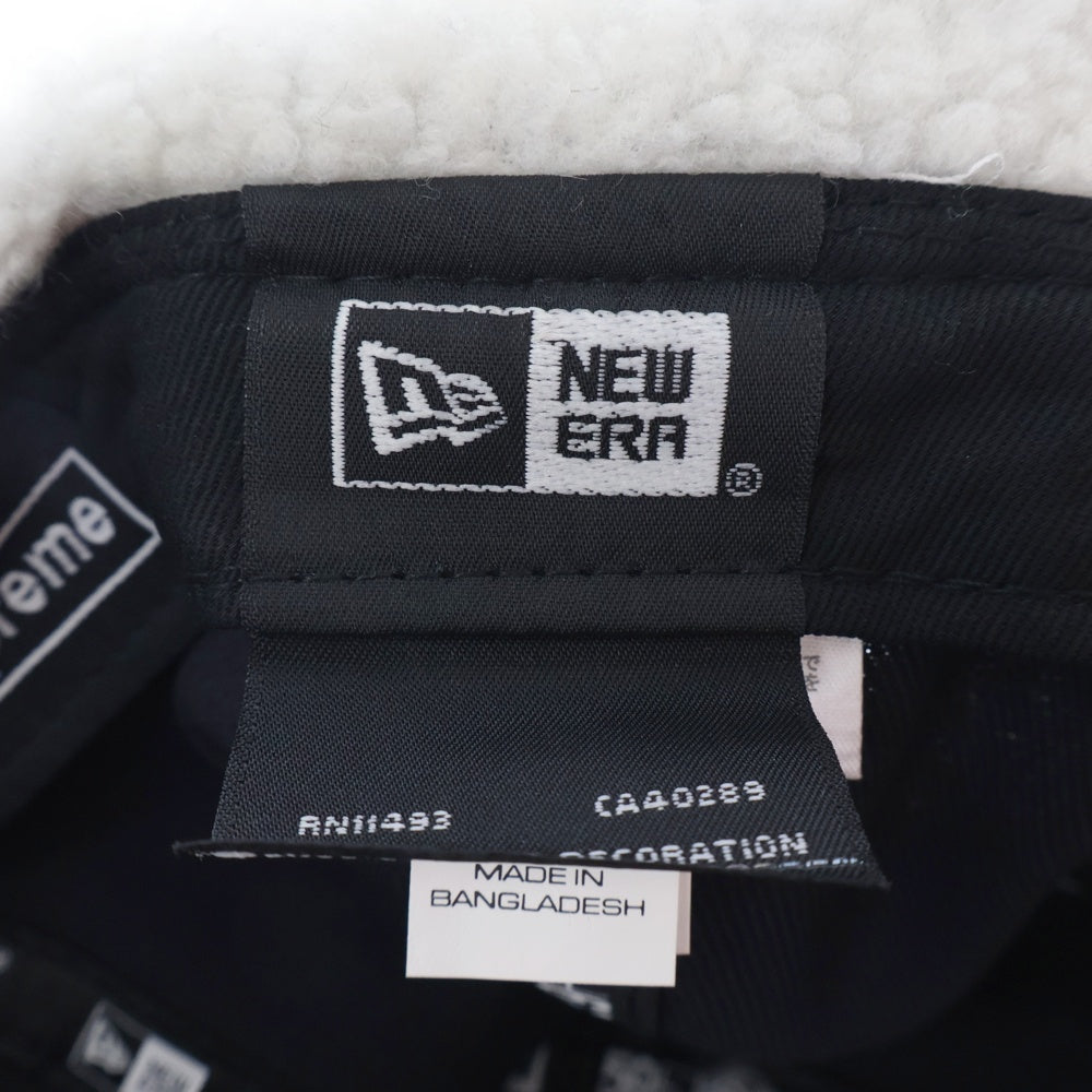 SUPREME(シュプリーム) 21AW ×NEW ERA Earflap Box Logo ニューエラ イヤーフラップ ボックスロゴ キャップ 帽子 ネイビー
