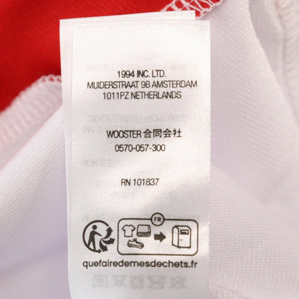 SUPREME(シュプリーム) 24AW Star Football Jersey スターフットボール ジャージ 半袖Tシャツ ホワイト/レッド