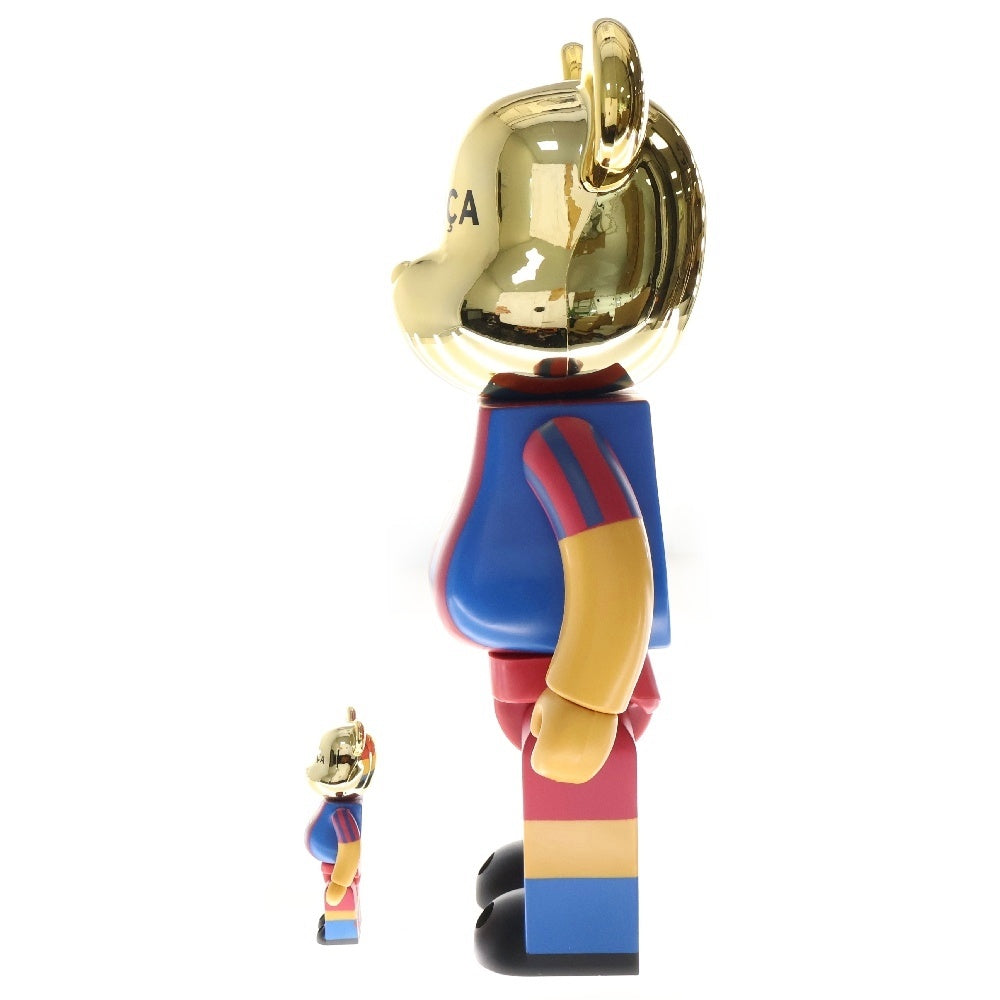 MEDICOM TOY(メディコムトイ) BE@RBRICK FCB FC BARCELONA 05-06 CHAMPION ver. 100%&400% ベアブリック エフシー バルセロナ チャンピオンバージョン 人形 フィギュア