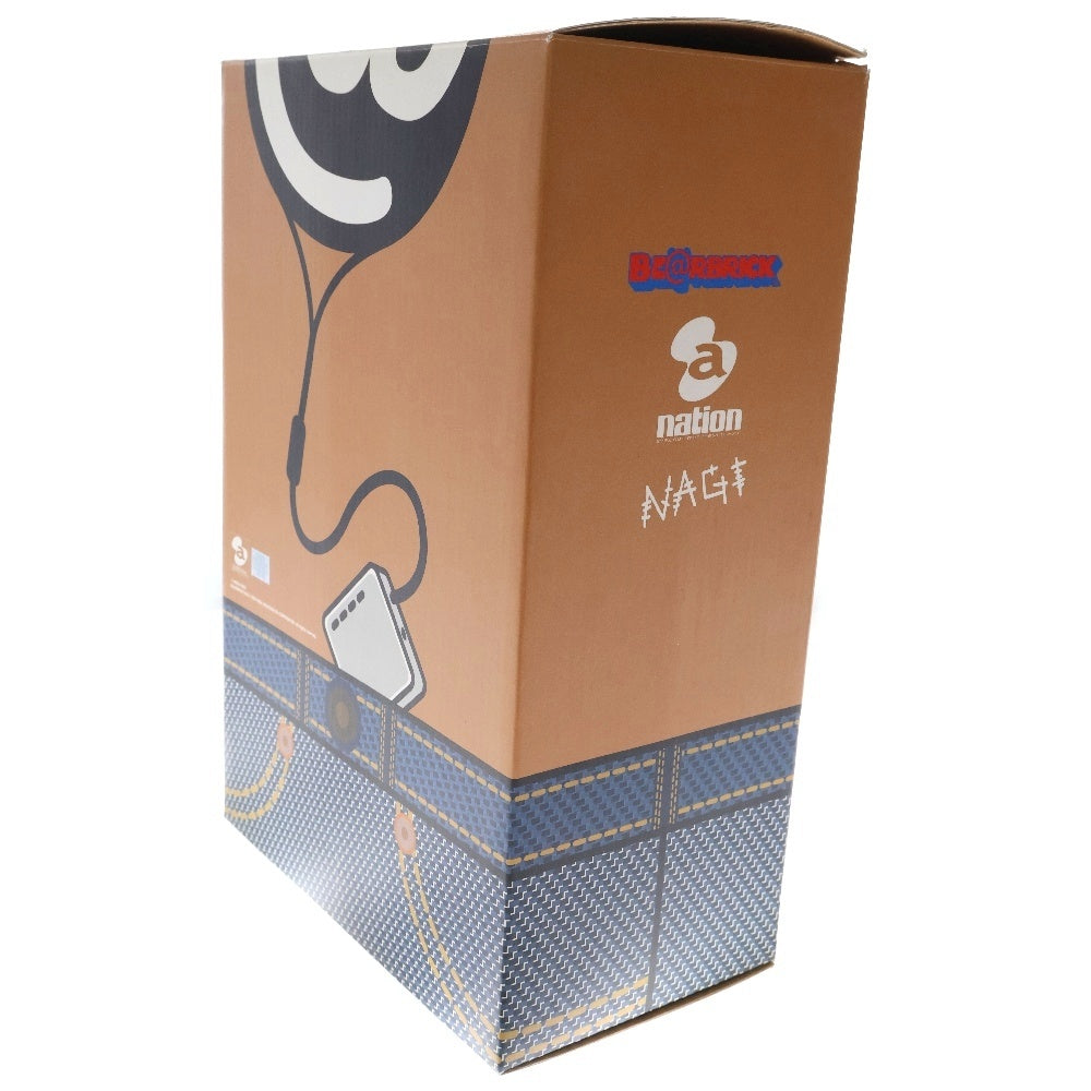 MEDICOM TOY(メディコムトイ) BE@RBRICK a-nation 04 MID SUMMER MODEL 100%&400% ベアブリック エーネイション 04ミッド サマーモデル 人形 フィギュア ブラウン