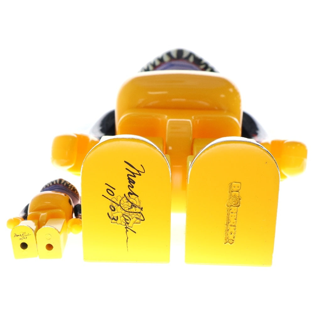 MEDICOM TOY(メディコムトイ) BE@RBRICK MARK PARKER WORLD WIDE TOUR 100%&400% ベアブリック マークパーカー ワールドワイドツアー 人形 フィギュア パープル/オレンジ