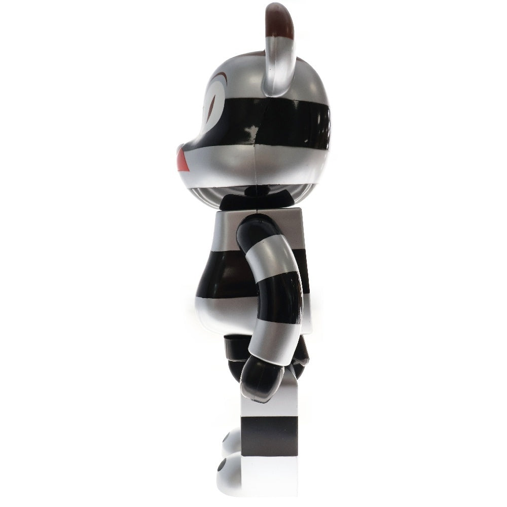 MEDICOM TOY(メディコムトイ) BE@RBRICK TIM BISKUP ALPHA BEAST CALLI 400% ベアブリック アルファビースト フィギュア 人形 シルバー/ブラック