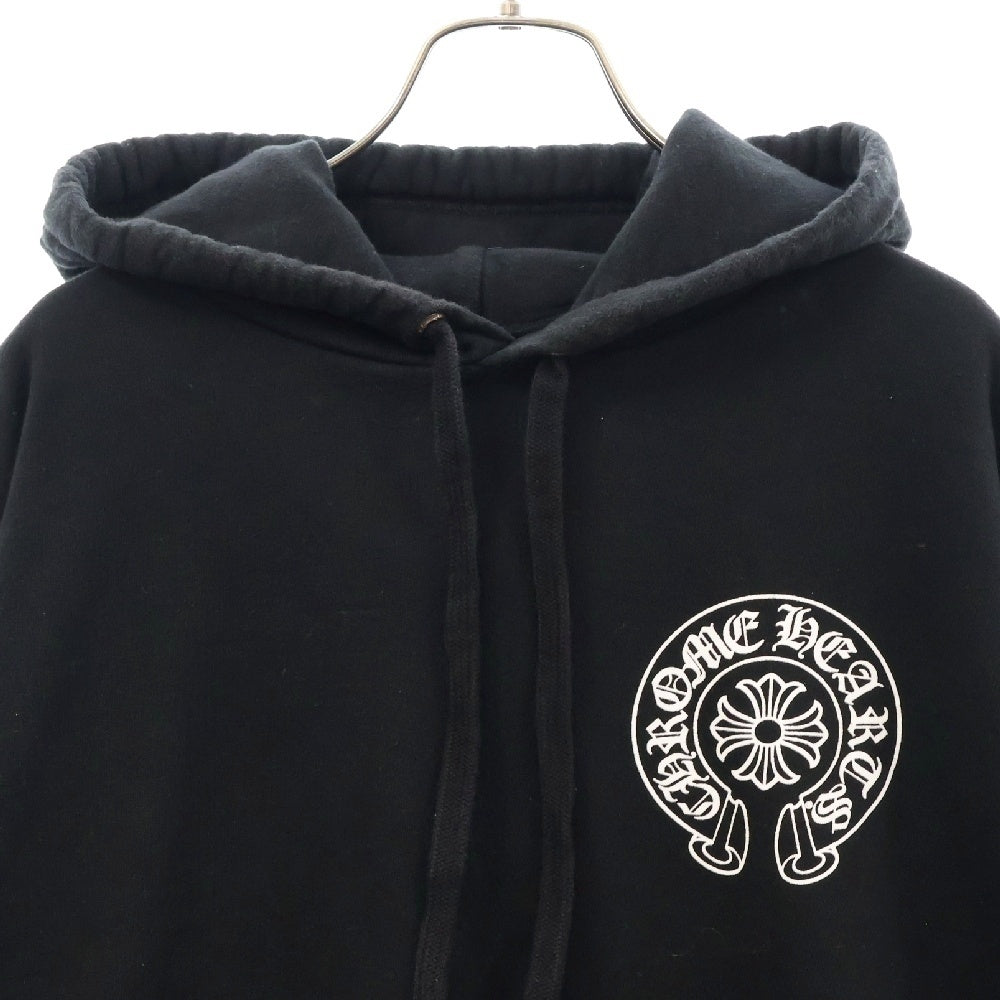 CHROME HEARTS(クロムハーツ) SWTSHRT PLVR LTD ホノルル限定ホースシュープリントプルオーバーパーカー ブラック