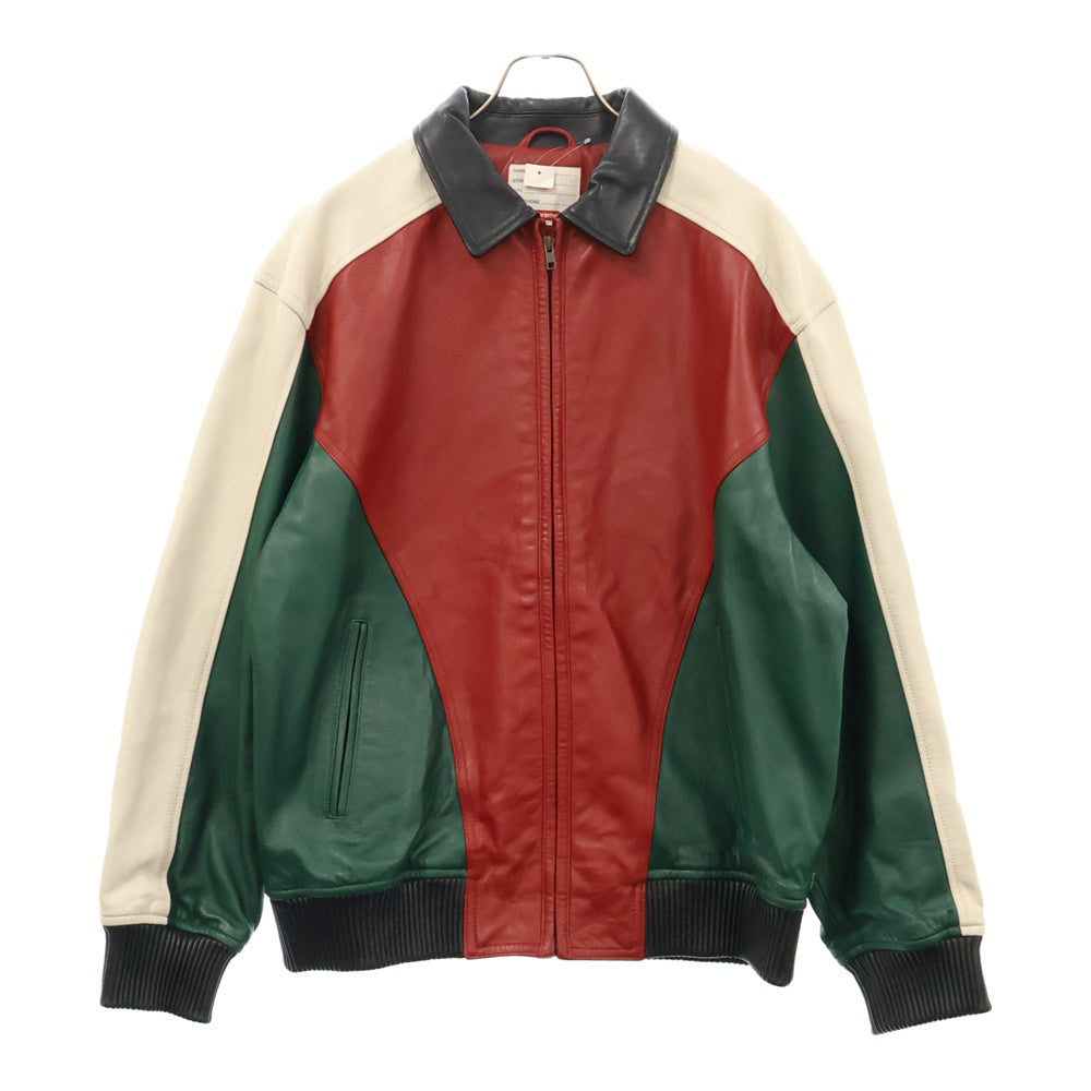 SUPREME(シュプリーム) 18SS Studded ARC Logo Leather Jacket スタッズ アーチロゴ レザージャケット ジャケット マルチカラー