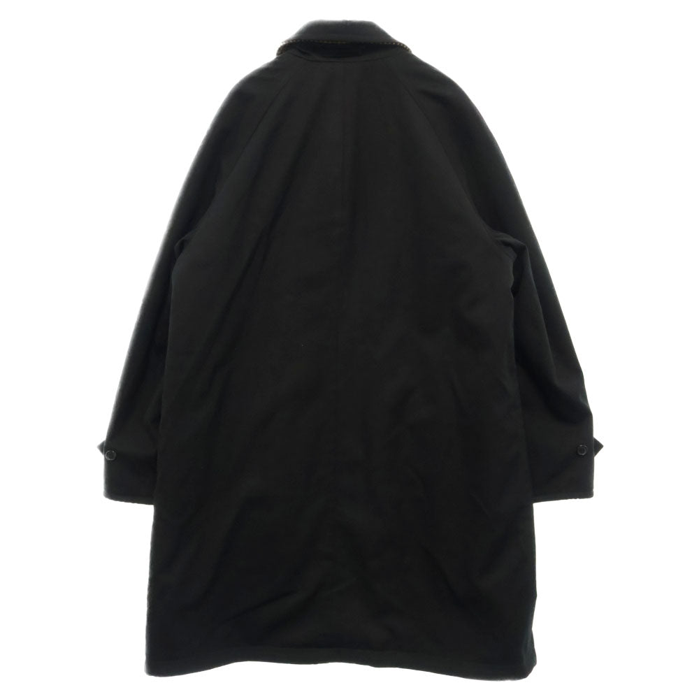 SUPREME(シュプリーム) 23AW Reversible Houndstooth Overcoat リバーシブル フードストゥース オーバーコート ブラック/イエロー