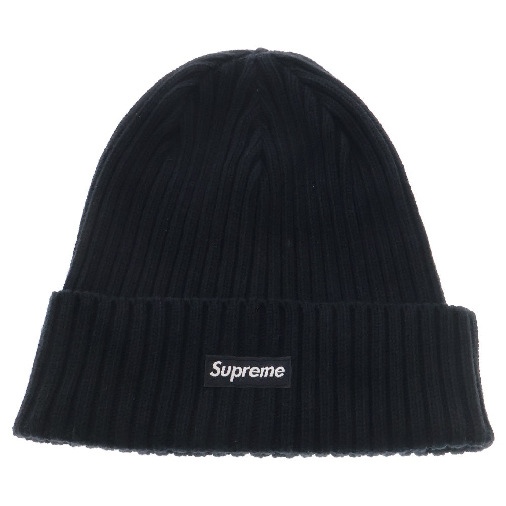 SUPREME(シュプリーム) 24SS Overdyed Beanie オーバーダイ スモール ロゴ ビーニー ニットキャップ 帽子 ブラック