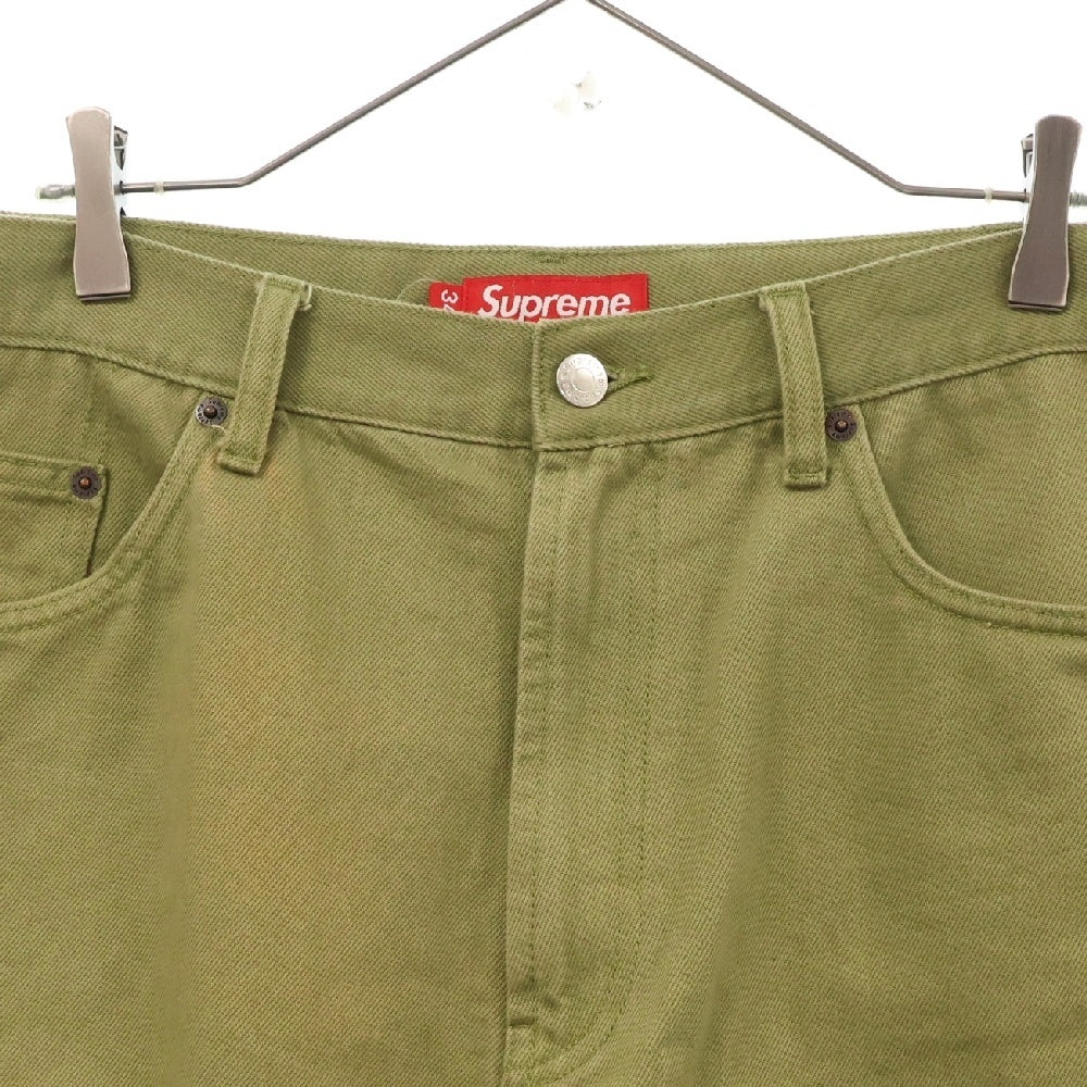 SUPREME(シュプリーム) 24SS Baggy Jean バギー ジーンズ デニムパンツ グリーン