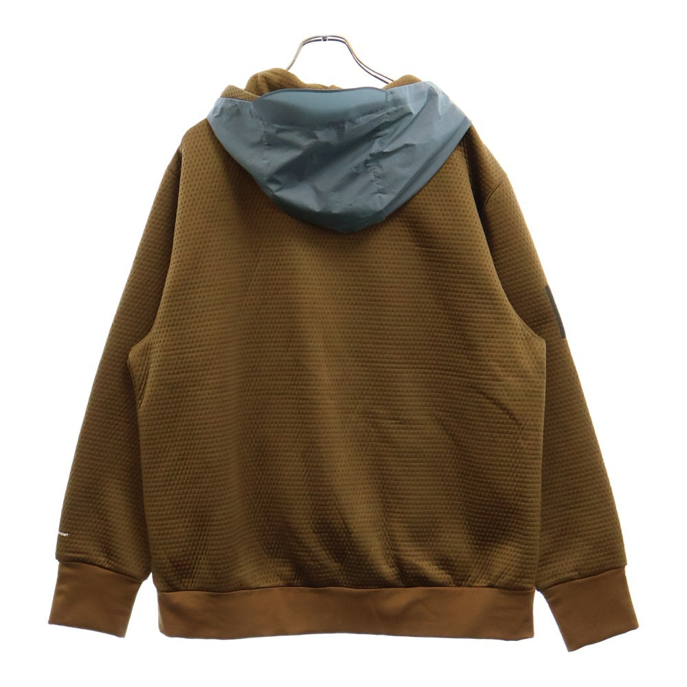 THE NORTH FACE(ザノースフェイス) ×UNDERCOVER SOUKUU DOTKNIT DOUBLE HOODIE アンダーカバー ドットニット ダブルフーディ プルオーバーパーカーブラウン NT52308UC