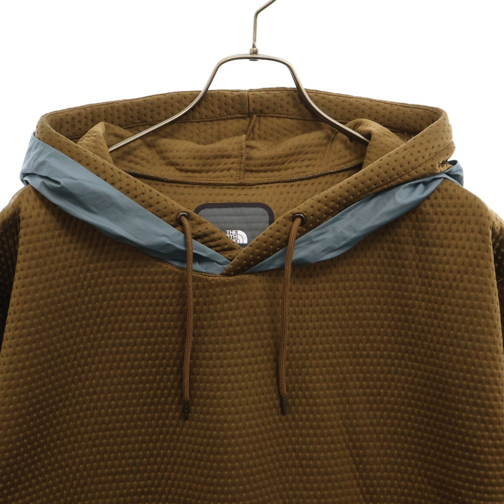 THE NORTH FACE(ザノースフェイス) ×UNDERCOVER SOUKUU DOTKNIT DOUBLE HOODIE アンダーカバー ドットニット ダブルフーディ プルオーバーパーカーブラウン NT52308UC