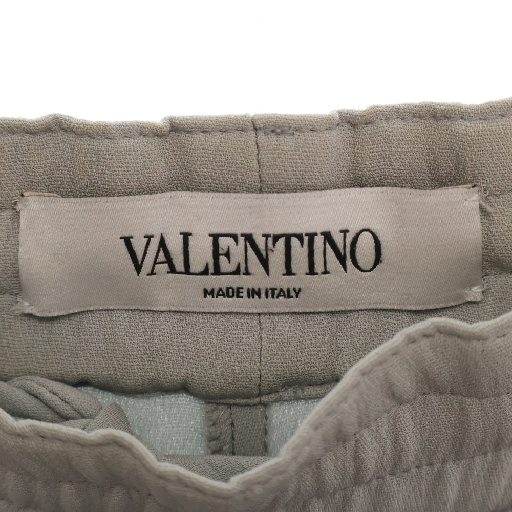 VALENTINO(ヴァレンチノ) シルク イージー ショートパンツ ハーフパンツ ショーツ グレー レディース KB3RF0A51MM