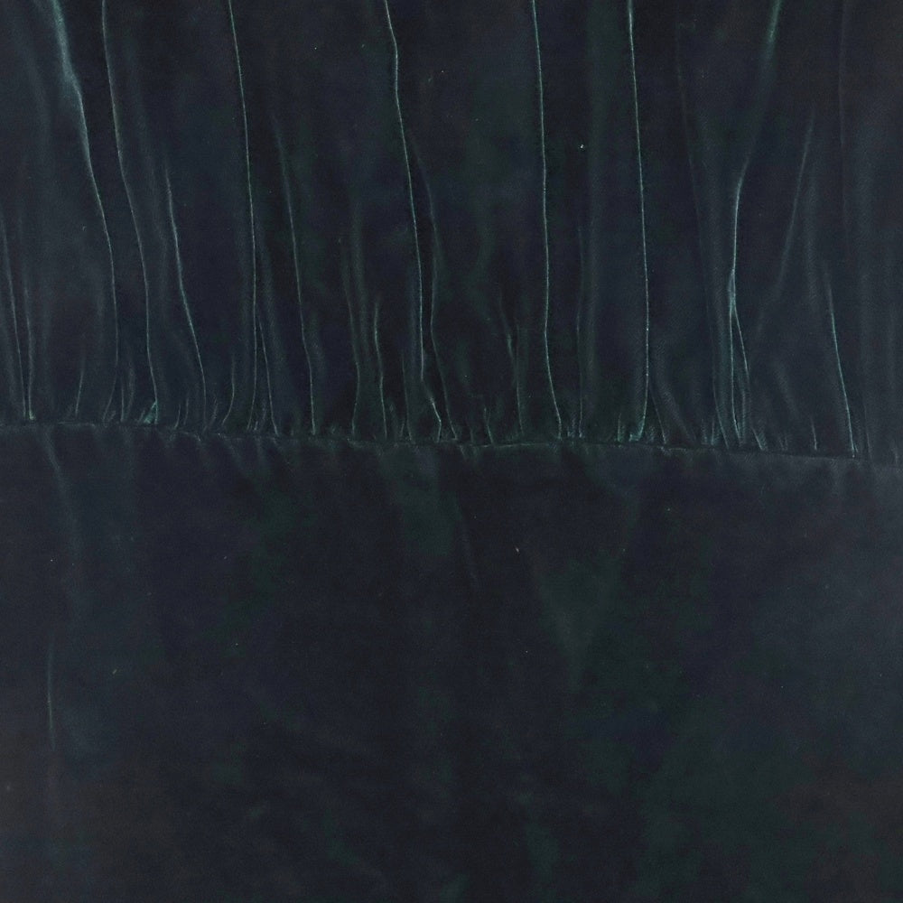 SAINT LAURENT PARIS(サンローランパリ) Velvet Evening Short Dress ベルベット ショート ドレス グリーン レディース 481621 Y525R