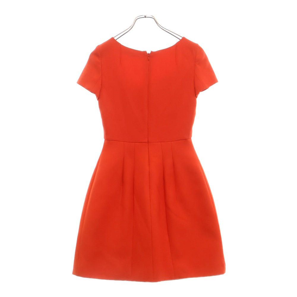 Christian Dior(クリスチャンディオール) ウール シルク ドレス ワンピース レッド レディース 6H21668A1166