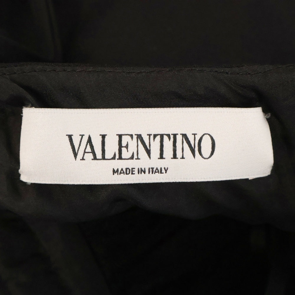 VALENTINO(ヴァレンチノ) シルク ウール チュール ドレス ブラック レディース LB0AE1G01CF