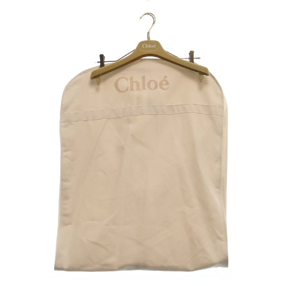 Chloe(クロエ) シルク シースルー フリル ドレス グレー レディース 16ARO85-16A001