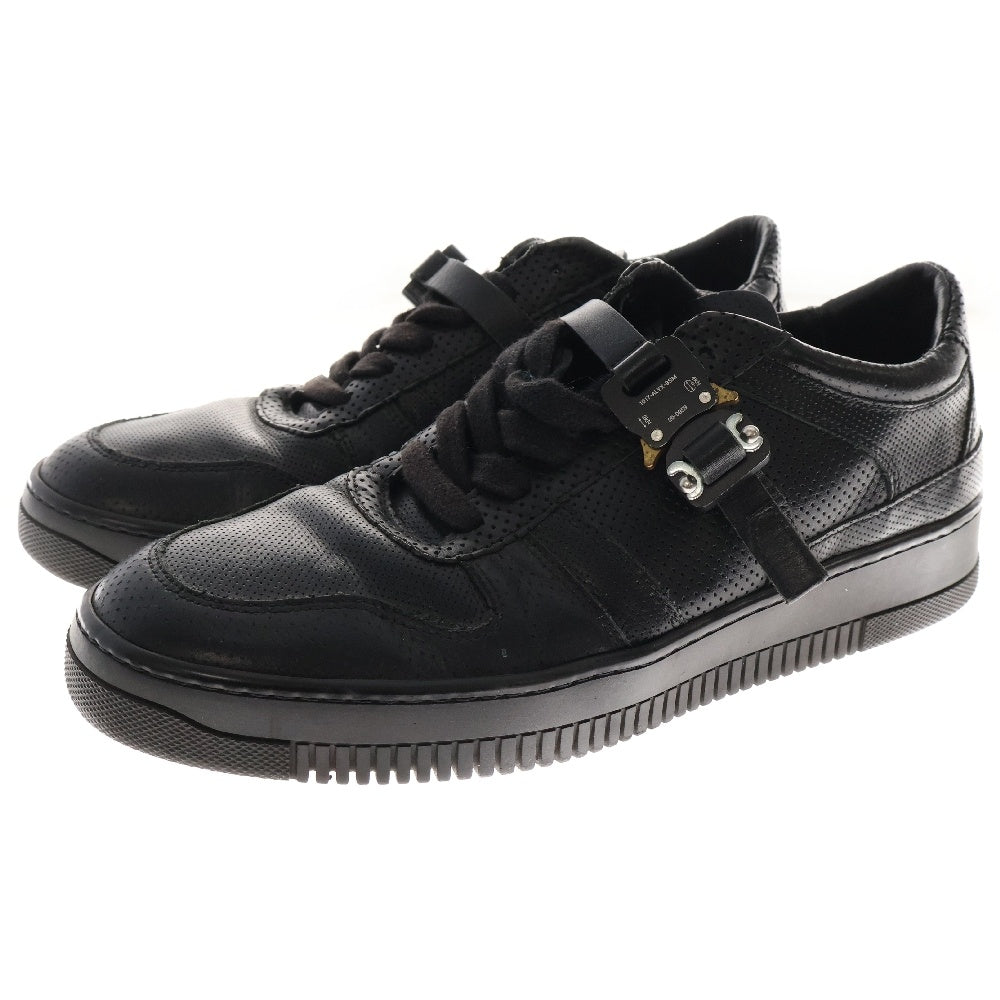 1017 ALYX 9SM(アリクス) Buckle Low Trainer バックル トレーナー レザー ローカットスニーカー ブラック