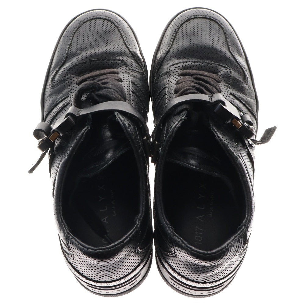 1017 ALYX 9SM(アリクス) Buckle Low Trainer バックル トレーナー レザー ローカットスニーカー ブラック