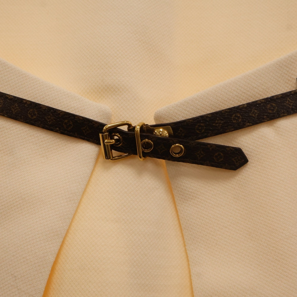 LOUIS VUITTON(ルイヴィトン) 22AW LVトロンプルイユ ラップ フロントドレス ミニワンピース アイボリー レディース RW222W UVF FNDR39