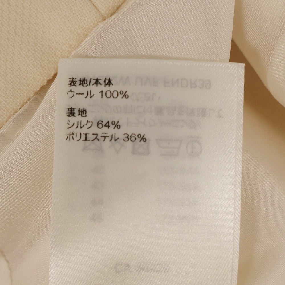 LOUIS VUITTON(ルイヴィトン) 22AW LVトロンプルイユ ラップ フロントドレス ミニワンピース アイボリー レディース RW222W UVF FNDR39