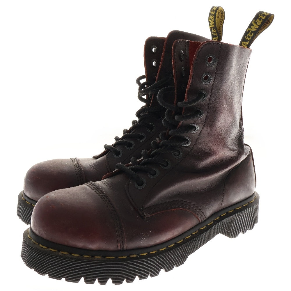Dr.Martens(ドクターマーチン) 13295 10ホール レースアップ レザーブーツ ボルドー