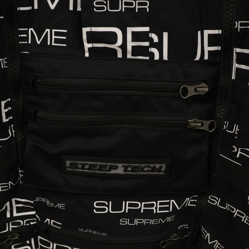 SUPREME(シュプリーム) 21AW ×THE NORTH FACE Steep Tech Apogee Jacket ザ ノースフェイス スティープテック アポジー ナイロン ジャケット ブルゾン ブラック NF0A7QGY