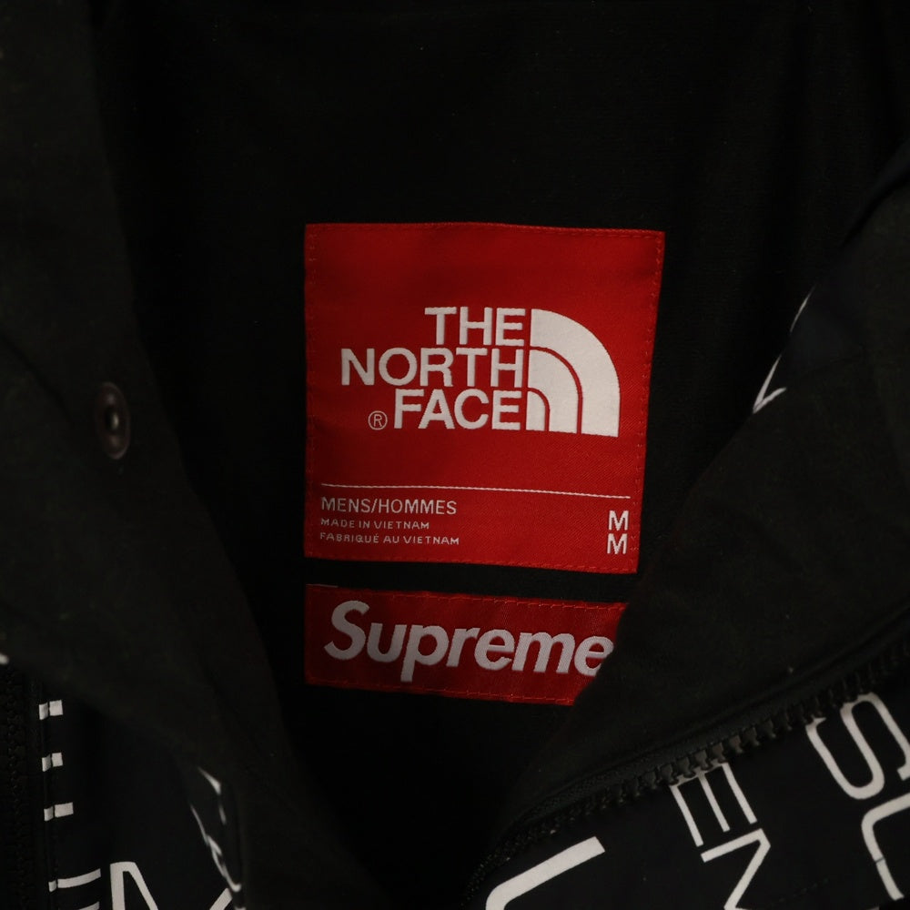 SUPREME(シュプリーム) 21AW ×THE NORTH FACE Steep Tech Apogee Jacket ザ ノースフェイス スティープテック アポジー ナイロン ジャケット ブルゾン ブラック NF0A7QGY
