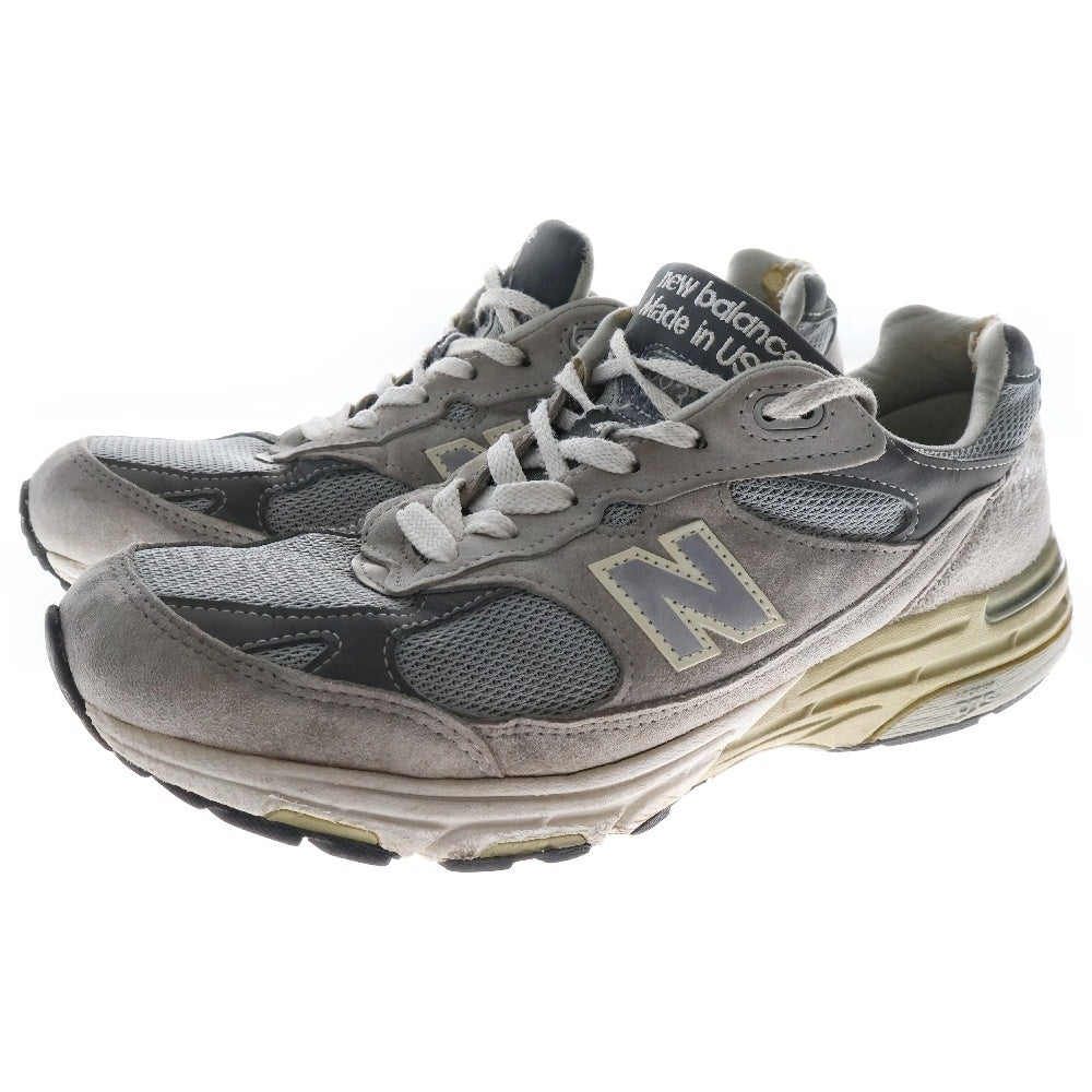 New Balance(ニューバランス) MR993GL スエード ローカットスニーカー グレー US9.5/27.5cm