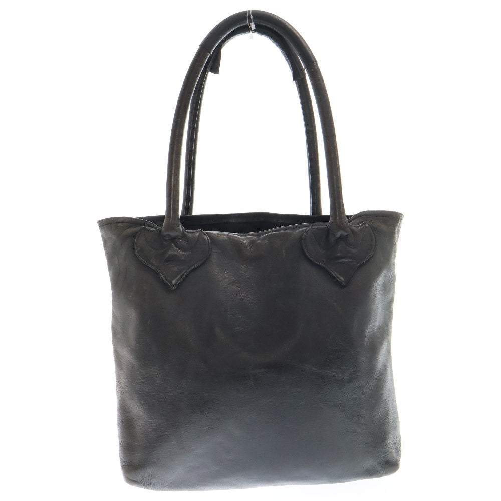 CHROME HEARTS(クロムハーツ) FS TOTE FSトート クロスパッチ付きレザートートバッグ ブラック