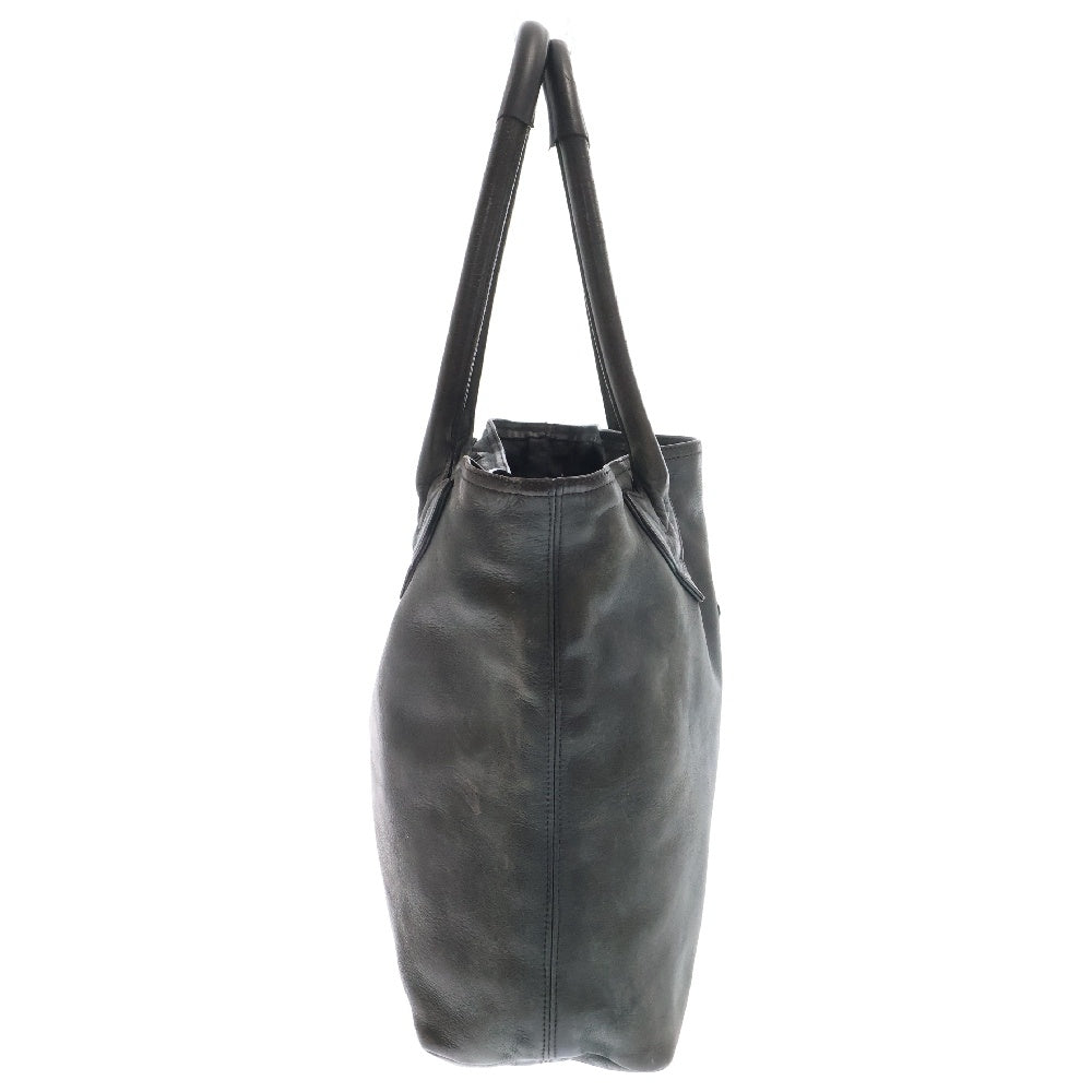 CHROME HEARTS(クロムハーツ) FS TOTE FSトート クロスパッチ付きレザートートバッグ ブラック