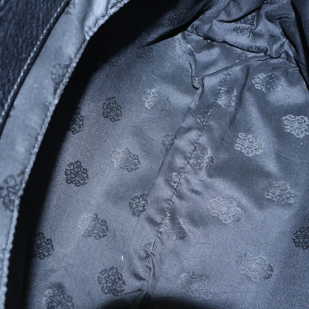 CHROME HEARTS(クロムハーツ) FS TOTE FSトート クロスパッチ付きレザートートバッグ ブラック