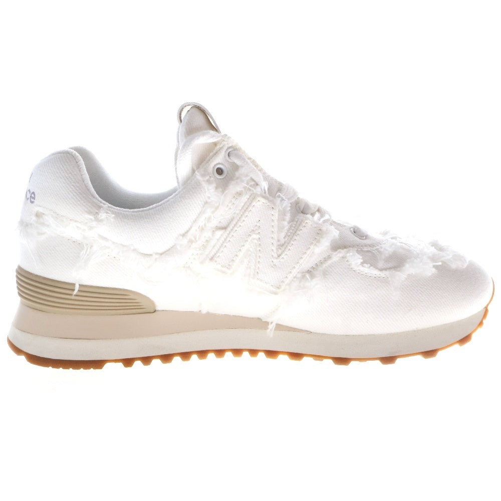 New Balance(ニューバランス) 22SS 574 ×MIUMIU ミュウミュウ ローカットスニーカー ホワイト レディース