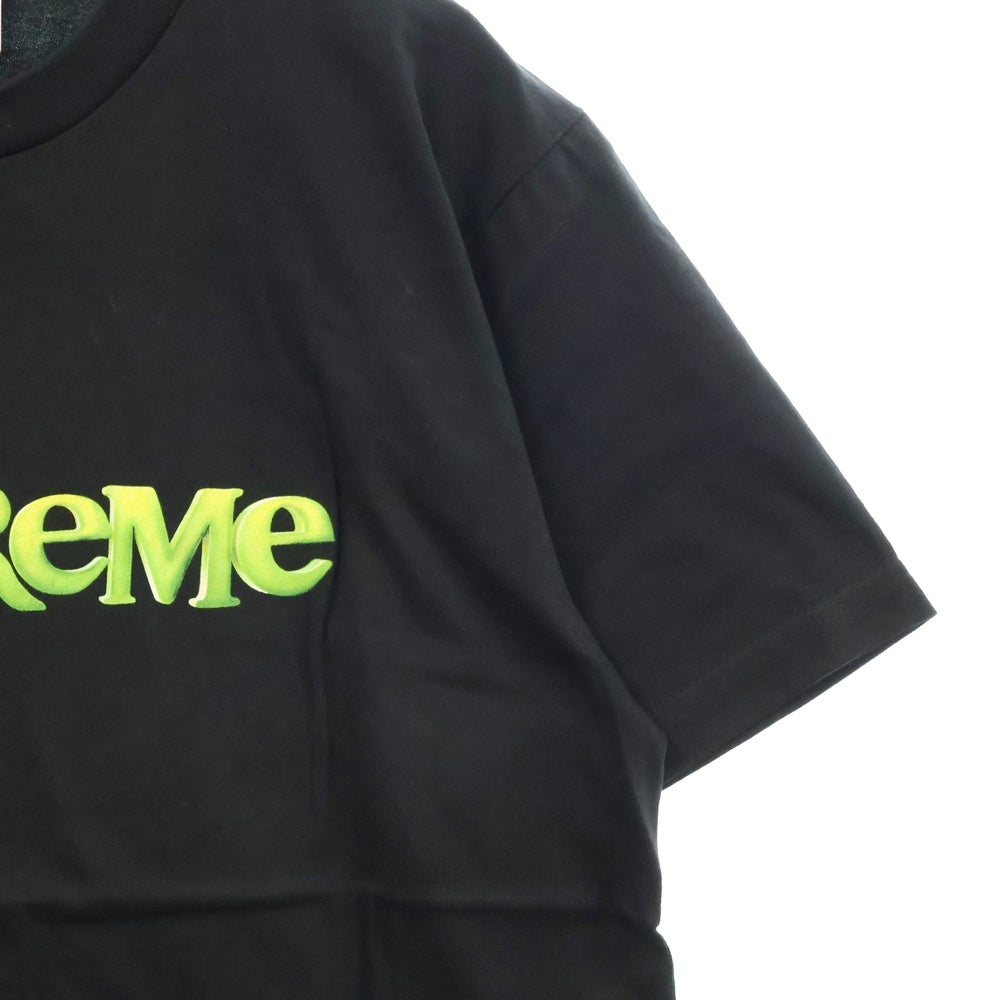 SUPREME(シュプリーム) 21AW Shrek Tee シュレック ロゴプリント クルーネック 半袖Tシャツカットソー ブラック