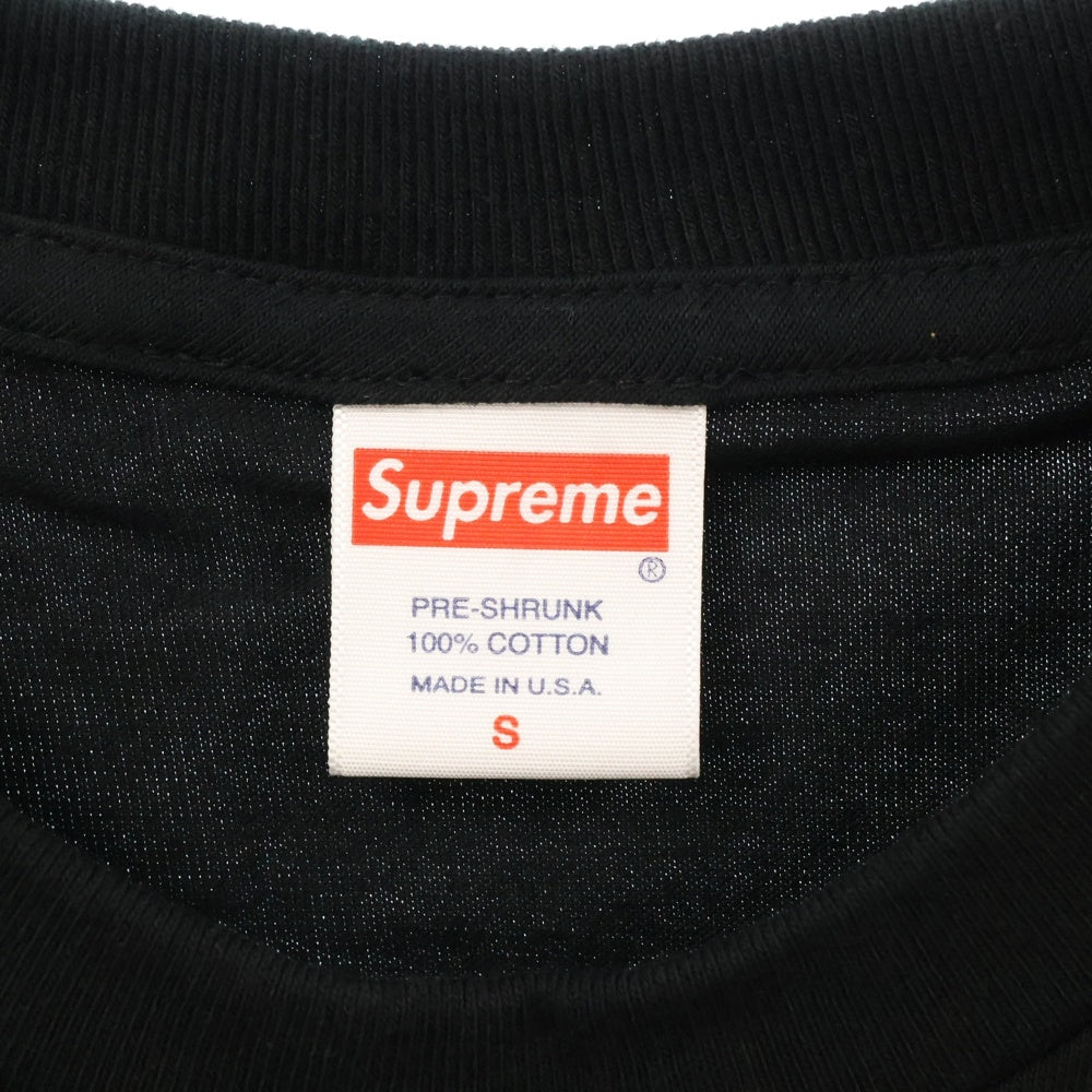 SUPREME(シュプリーム) 21AW Shrek Tee シュレック ロゴプリント クルーネック 半袖Tシャツカットソー ブラック