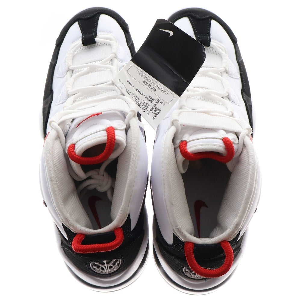 NIKE(ナイキ) AIR MORE UPTEMPO 95 エア モア アップテンポ 95 ハイカットスニーカー ホワイト/レッド/ブラック US11/29cm CK0892-101