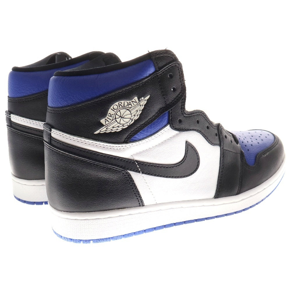 NIKE(ナイキ) AIR JORDAN 1 RETRO HIGH OG ROYAL TOE エア ジョーダン 1 レトロ ロイヤル トゥ ハイカットスニーカー ブルー/ブラック/ホワイト US11/29cm 555088-041