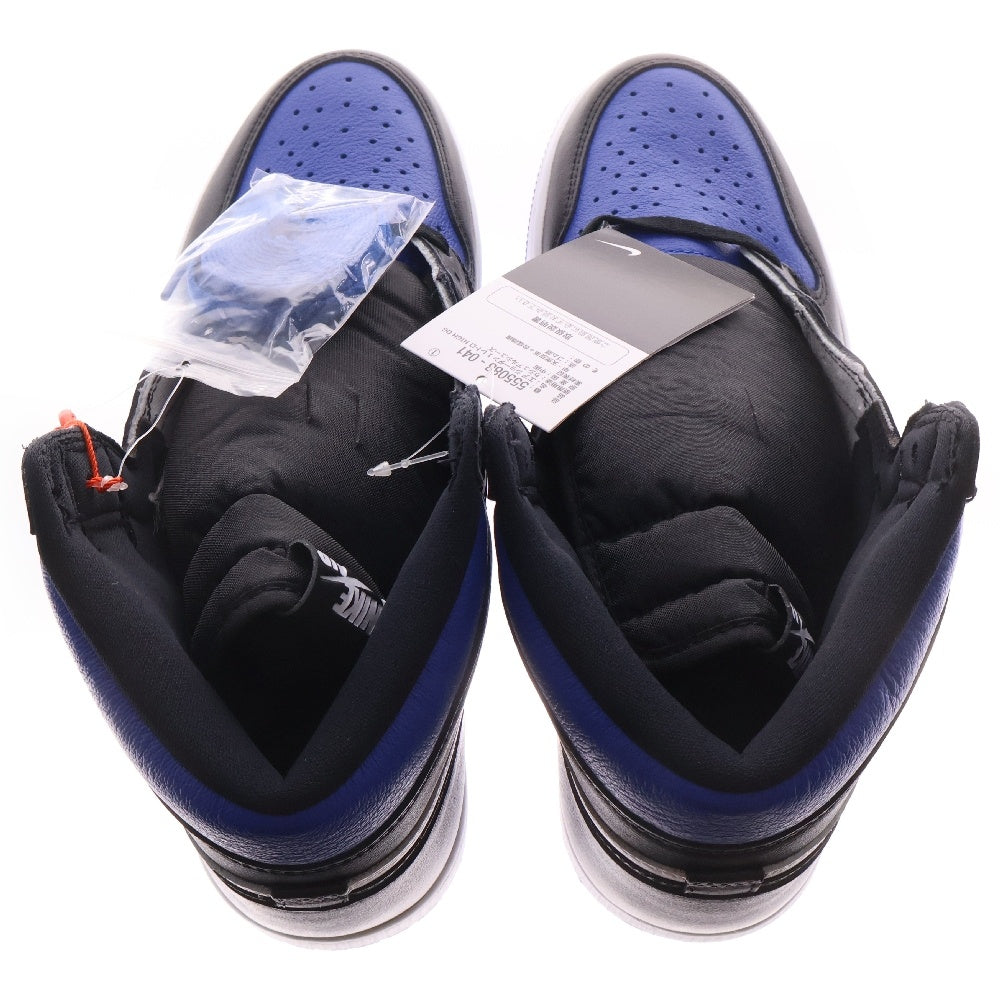 NIKE(ナイキ) AIR JORDAN 1 RETRO HIGH OG ROYAL TOE エア ジョーダン 1 レトロ ロイヤル トゥ ハイカットスニーカー ブルー/ブラック/ホワイト US11/29cm 555088-041