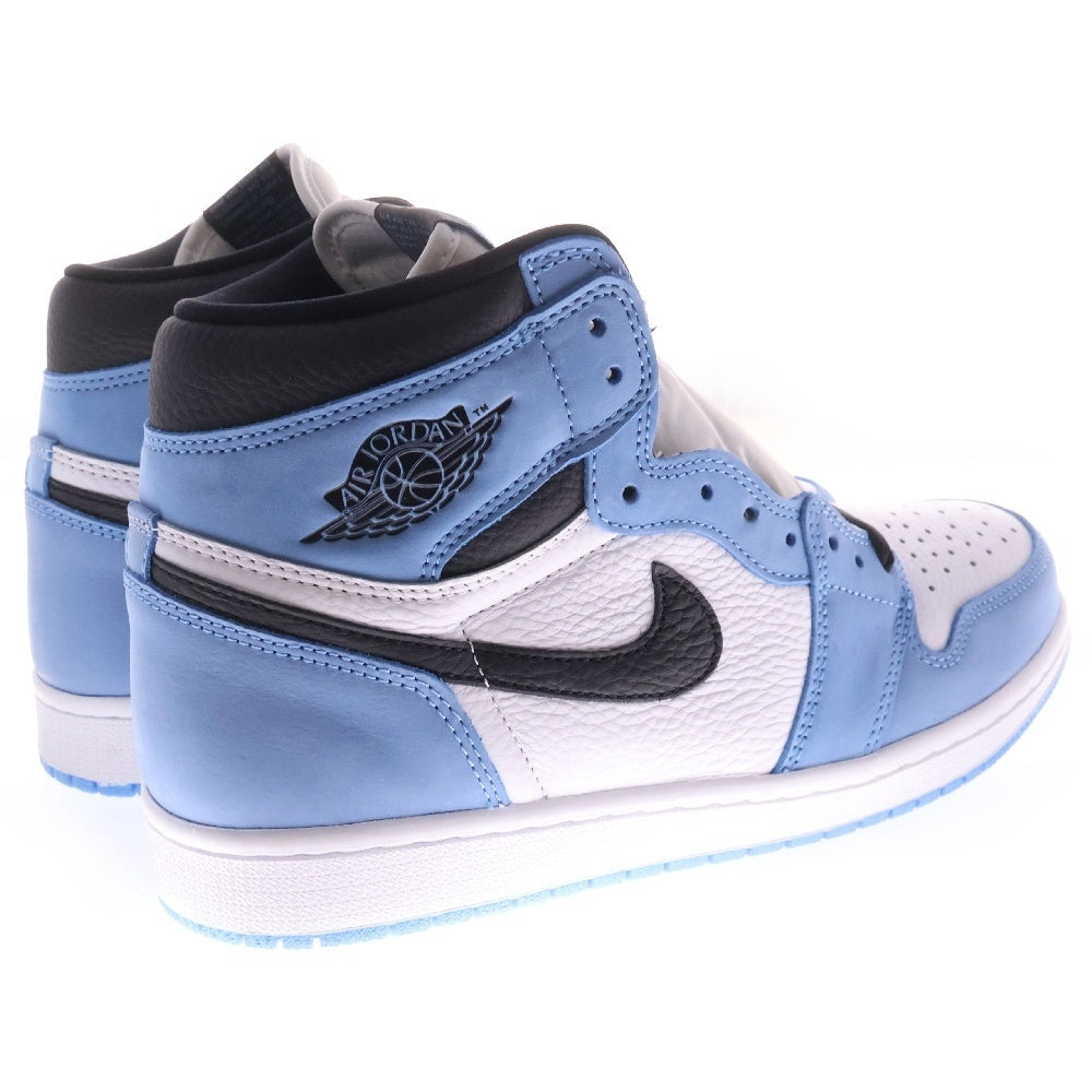 NIKE(ナイキ) AIR JORDAN 1 RETRO HIGH OG UNIVERCITY BLUE エアジョーダン1 ユニバーシティーブルー ハイカットスニーカー ブルー/ホワイト US10/28cm 555088-134