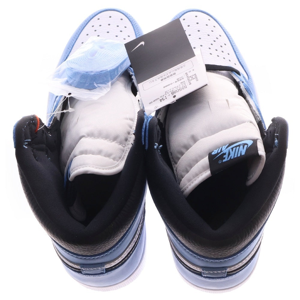 NIKE(ナイキ) AIR JORDAN 1 RETRO HIGH OG UNIVERCITY BLUE エアジョーダン1 ユニバーシティーブルー ハイカットスニーカー ブルー/ホワイト US10/28cm 555088-134