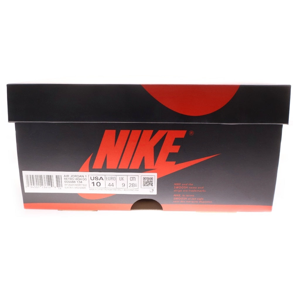 NIKE(ナイキ) AIR JORDAN 1 RETRO HIGH OG UNIVERCITY BLUE エアジョーダン1 ユニバーシティーブルー ハイカットスニーカー ブルー/ホワイト US10/28cm 555088-134