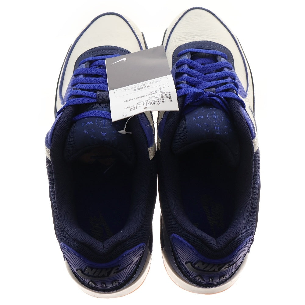 NIKE(ナイキ) AIR MAX 90 HOME & AWAY エアマックス 90 ホーム アウェイ ローカットスニーカー ブルー/ブラック/ホワイト US11/29cm CJ0611-102