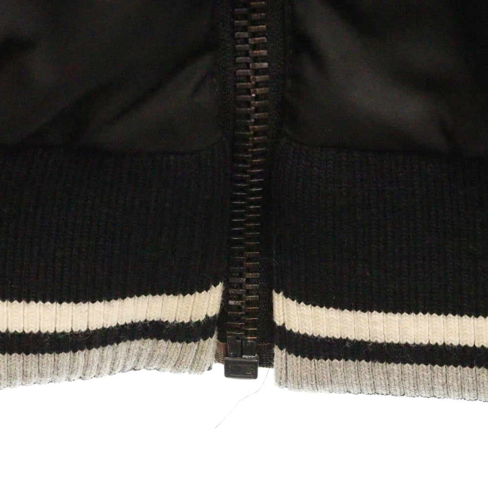 MSGM(エムエスジーエム) MA-1 エムエーワン フライトジャケット ブルゾン ブラック