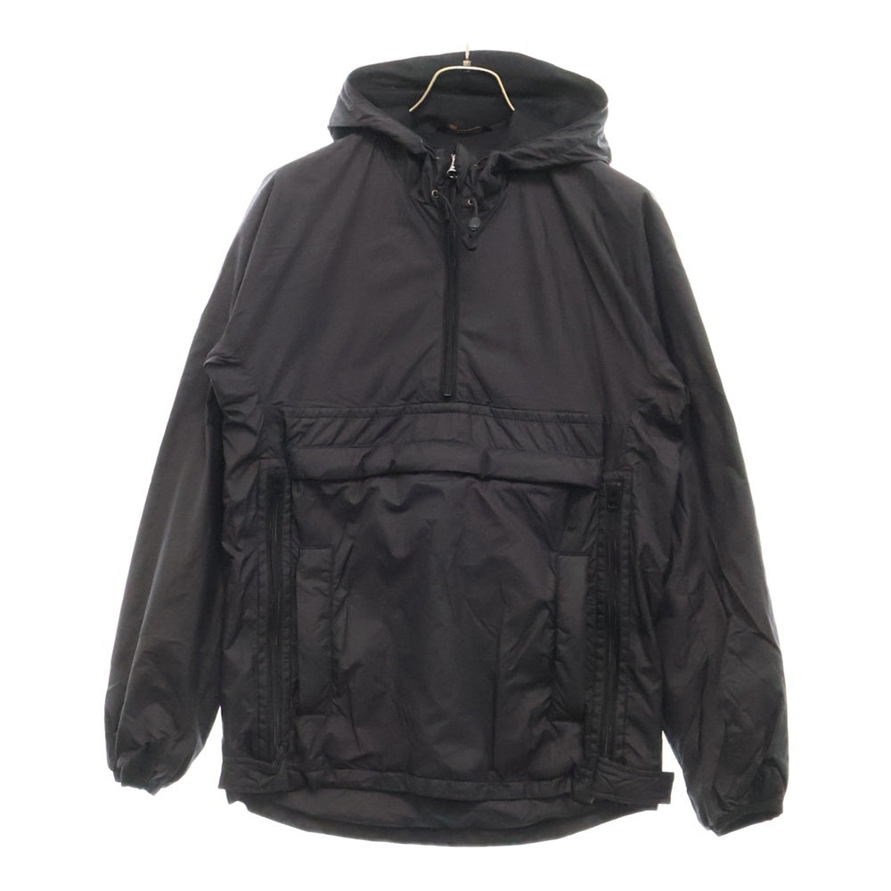 ripvanwinkle(リップヴァンウィンクル) ハーフジップ アノラック ナイロン ジャケット ブラック R14AW-060