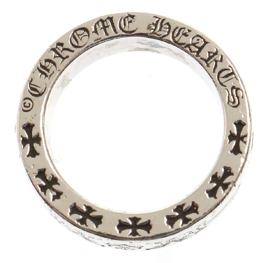 CHROME HEARTS(クロムハーツ) 6mm SPACER DAGGER P/BLKDIA 6mmスペーサーリング アフター PAVEブラックダイヤ ダガー シルバー