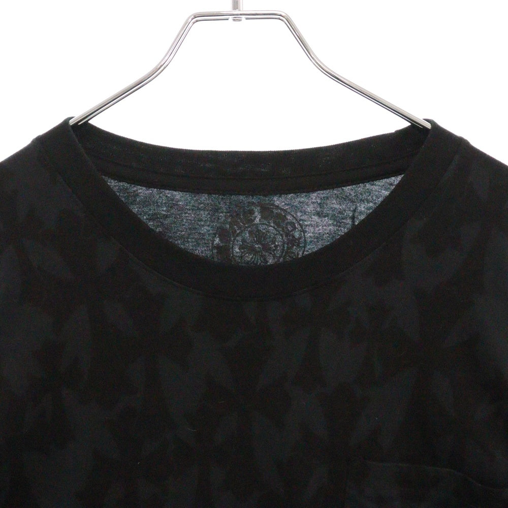 CHROME HEARTS(クロムハーツ) 24SS Graveyard Cemetery Cross L/S Tee グレイブヤード セメタリークロス 長袖Tシャツ カットソー ブラック
