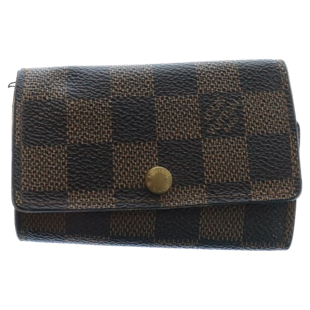 LOUIS VUITTON(ルイヴィトン) ミュルティクレ ダミエ 6連 キーケース ブラウン N62630 CT0016
