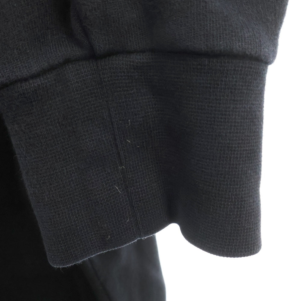 Palm Angels(パームエンジェルス) Logo Pullover Parka ロゴプリントプルオーバーパーカー ブラック PMBB036R20636035