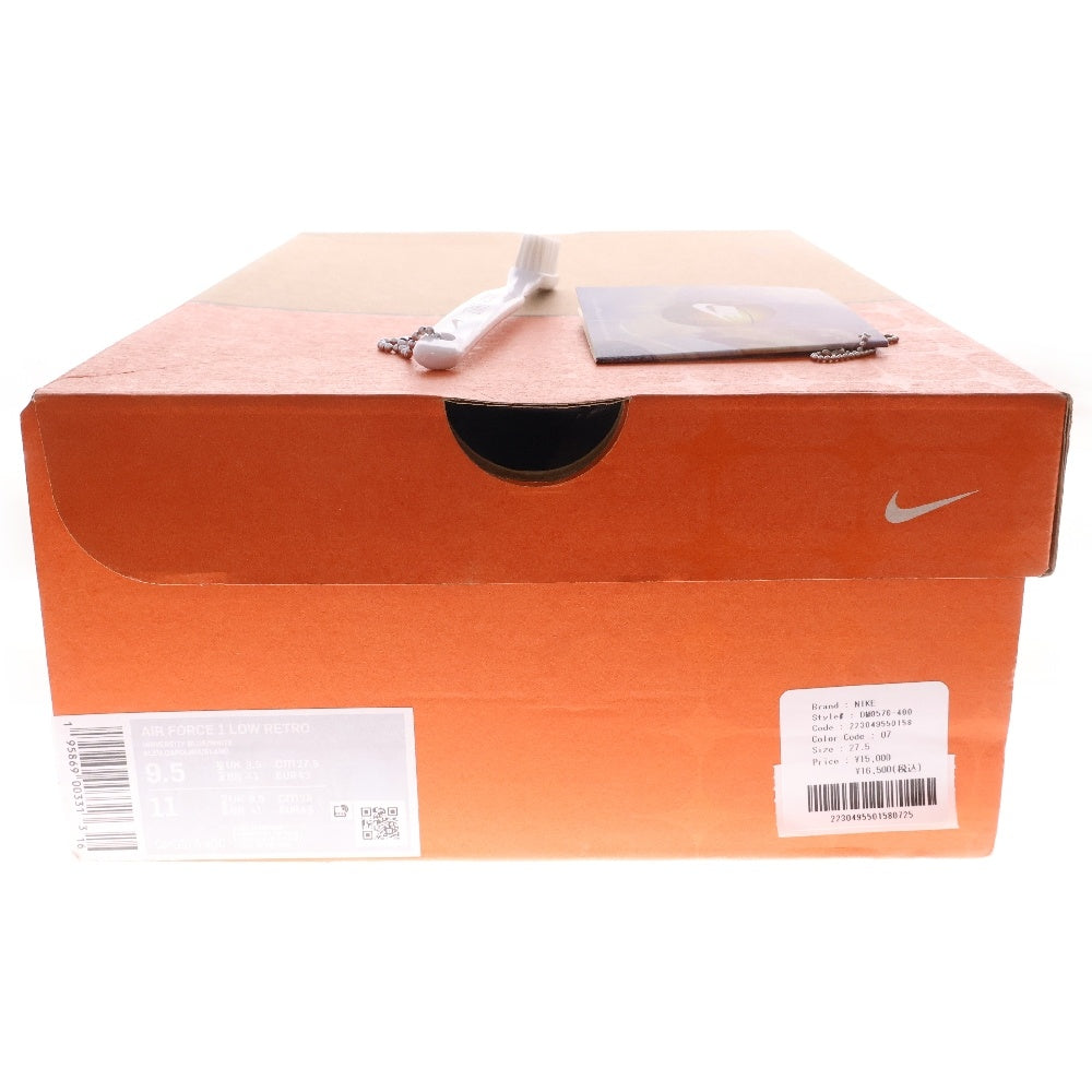 NIKE(ナイキ) AIR FORCE 1 LOW UNIVERSITY BLUE エアフォース ローカットスニーカー ブルー US9.5/27.5cm DM0576-400