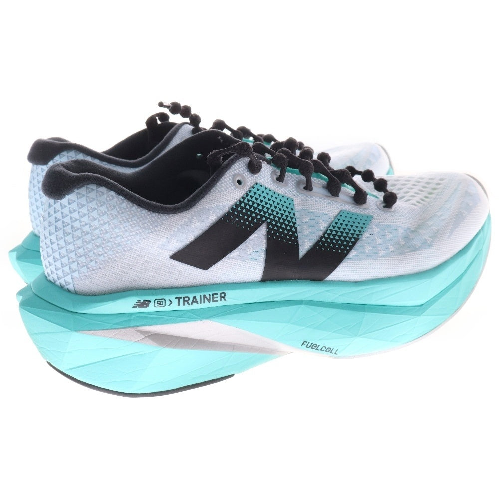 New Balance(ニューバランス) FuelCell SuperComp Trainer V3 フューエルセル スーパーコンプ トレーナー ローカットスニーカー ランニングシューズ ホワイト/ブルー US9/27cm