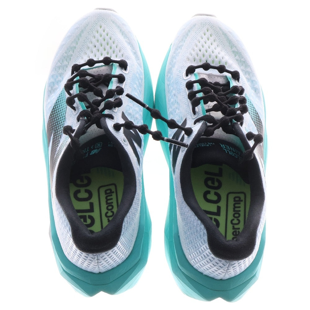 New Balance(ニューバランス) FuelCell SuperComp Trainer V3 フューエルセル スーパーコンプ トレーナー ローカットスニーカー ランニングシューズ ホワイト/ブルー US9/27cm