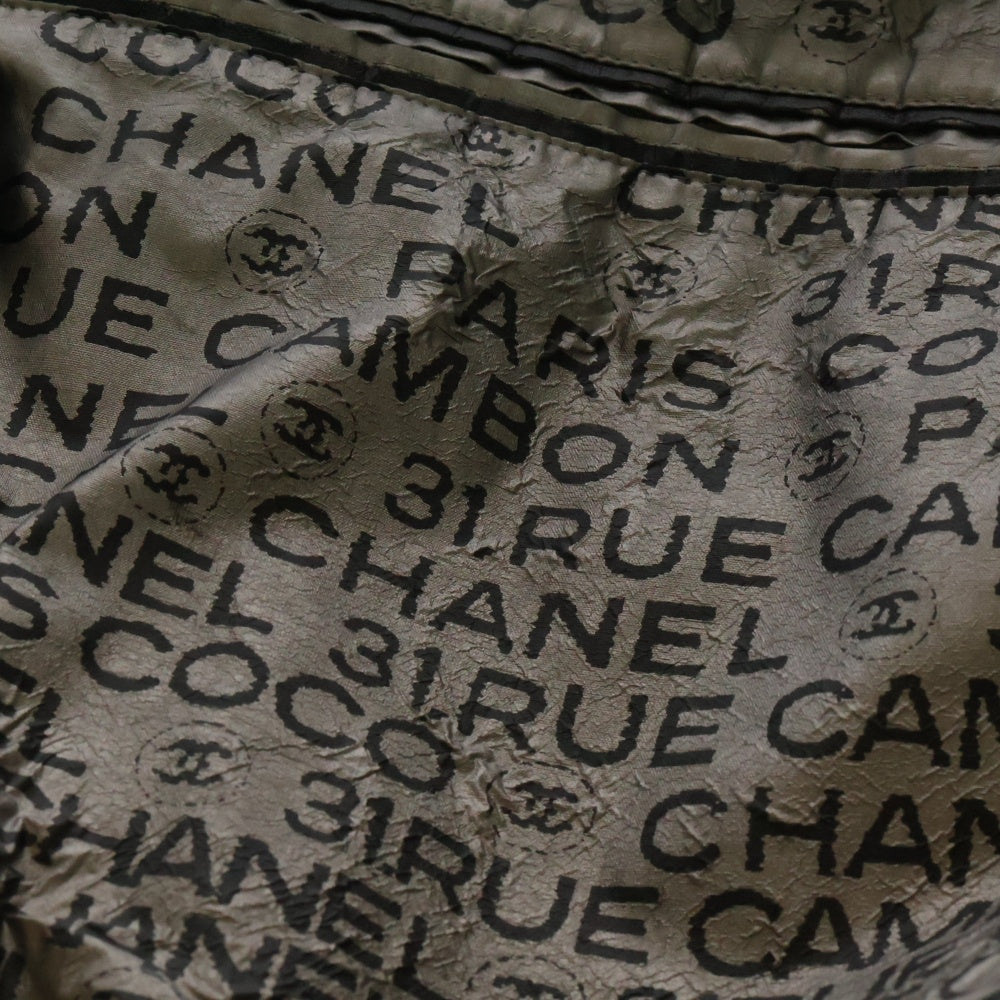 CHANEL(シャネル) アンリミテッド ロゴ ナイロン 2WAY ショルダーバッグ トートバッグ シルバー レディース 1番台 A46534